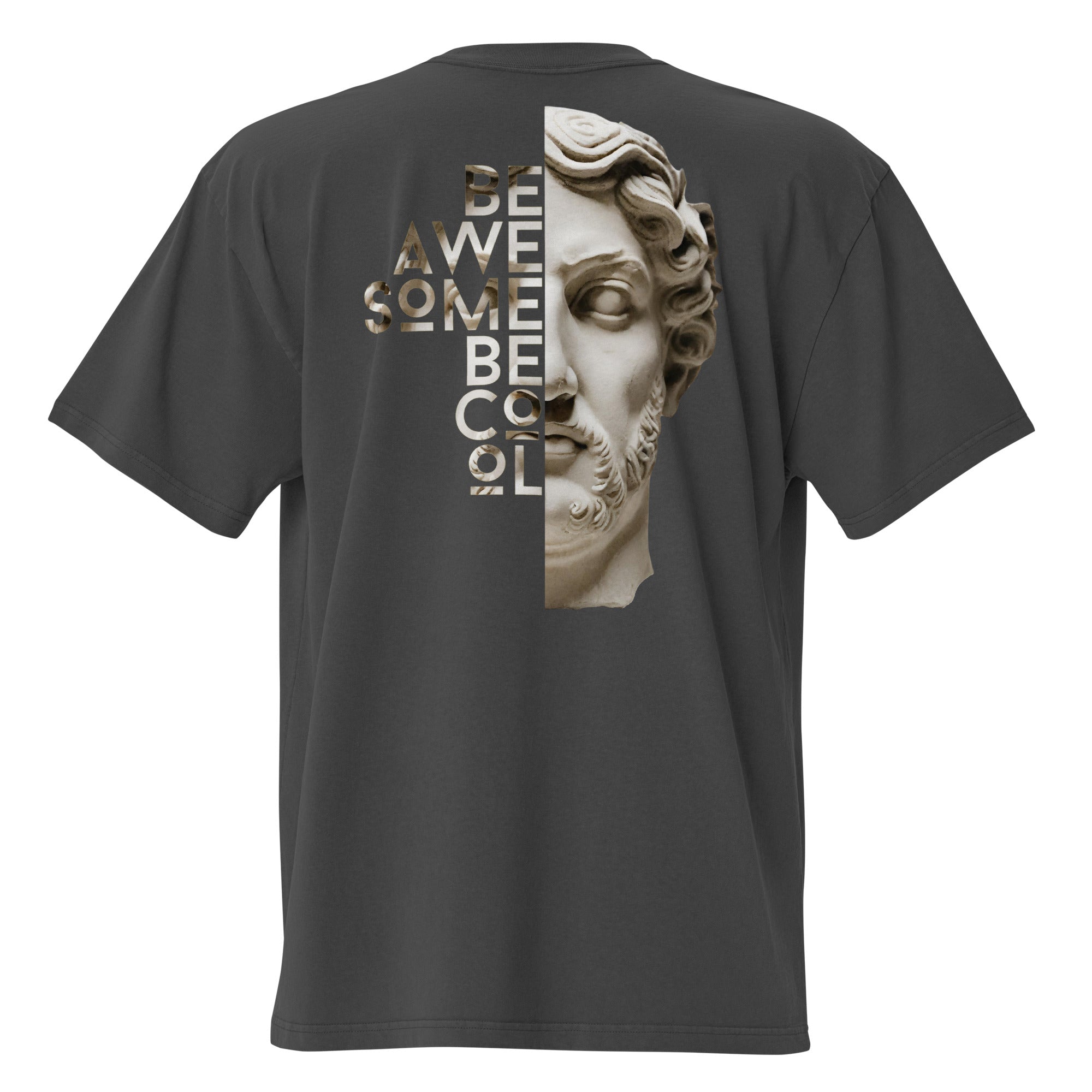 Be Awesome | Unisex Oversized Faded T-shirt